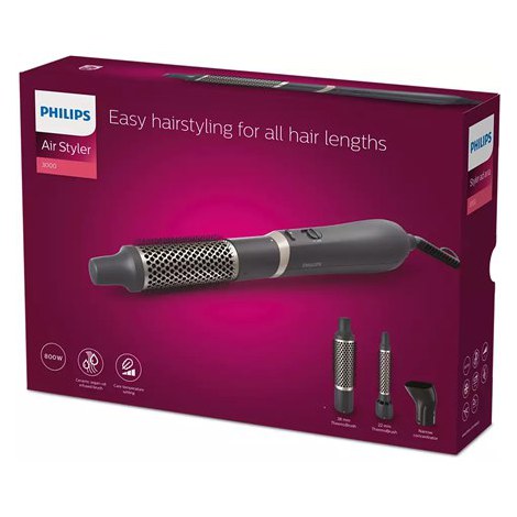 Philips | Hair Styler | BHA301/00 3000 Series | Warranty 24 month(s) | Temperature (max) °C | Number of heating levels 3 | Disp - 6